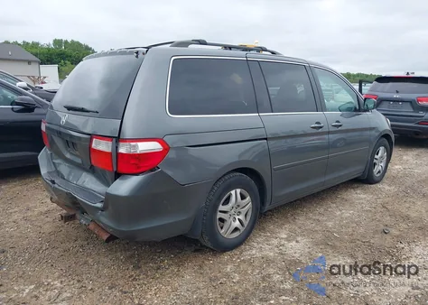 2007 Honda Odyssey Ex-L z USA, uszkodzony, nr VIN 5FNRL38737B461724